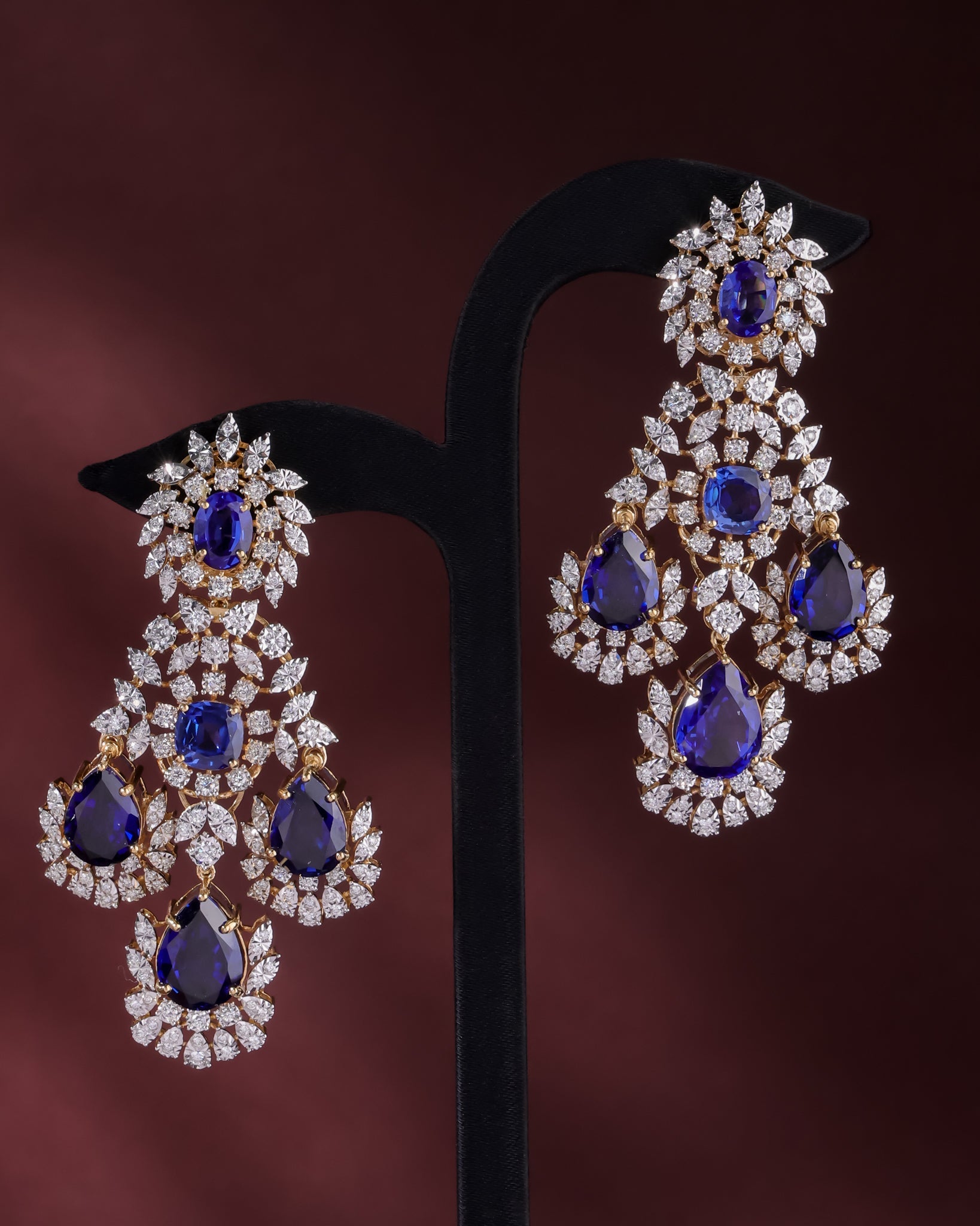 Samhita Diamond Long Earrings - NO ORDERS