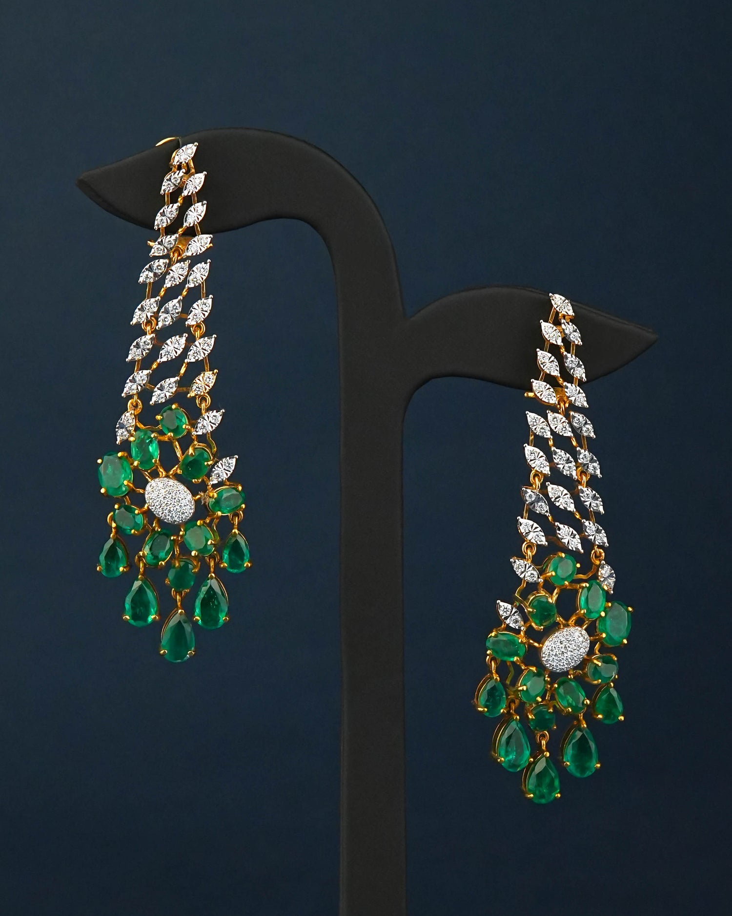 Soraya Diamond Long Earrings
