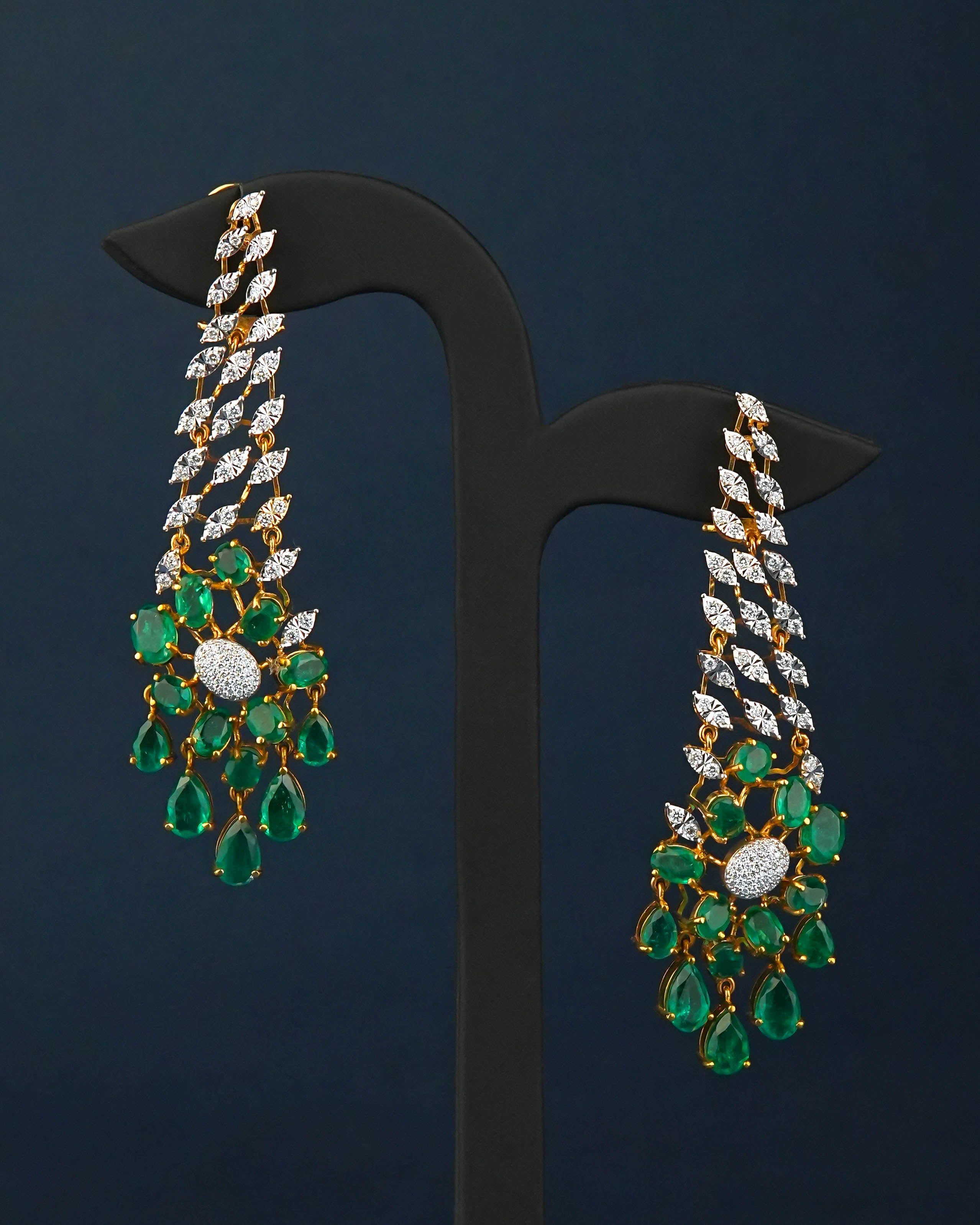 Soraya Diamond Long Earrings