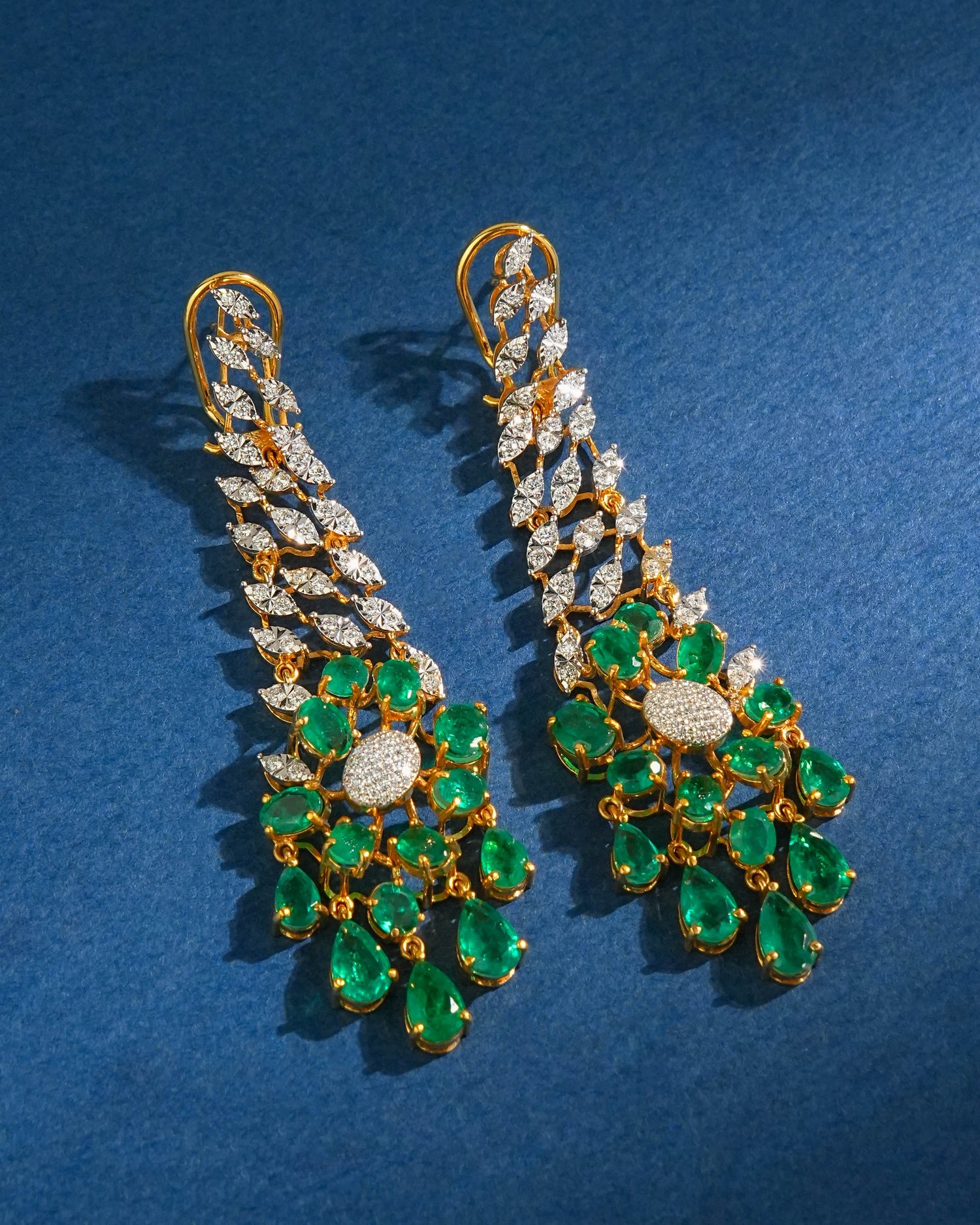 Soraya Diamond Long Earrings