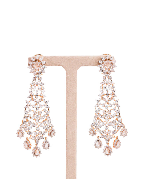 Diamond Long Earrings