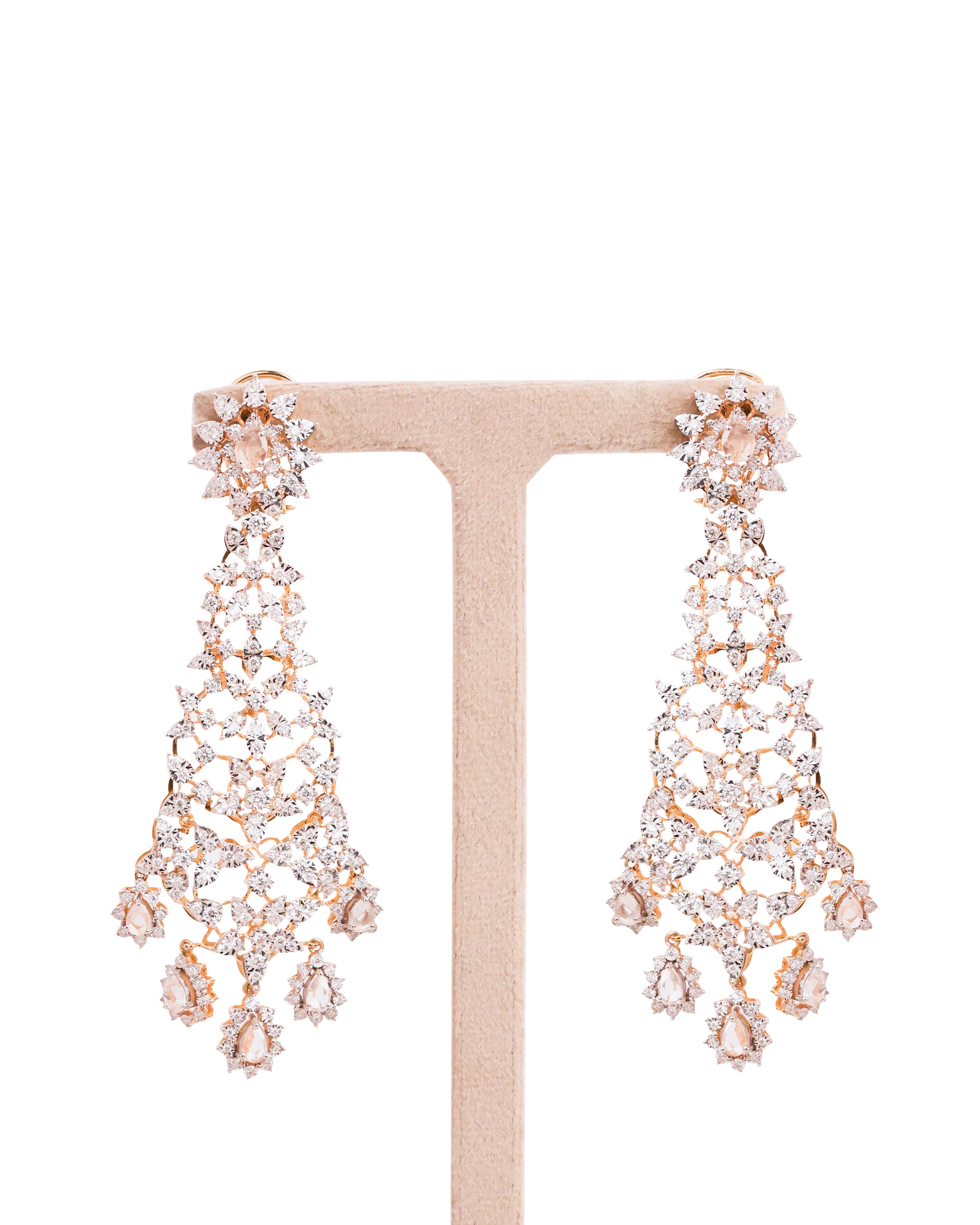 Diamond Long Earrings