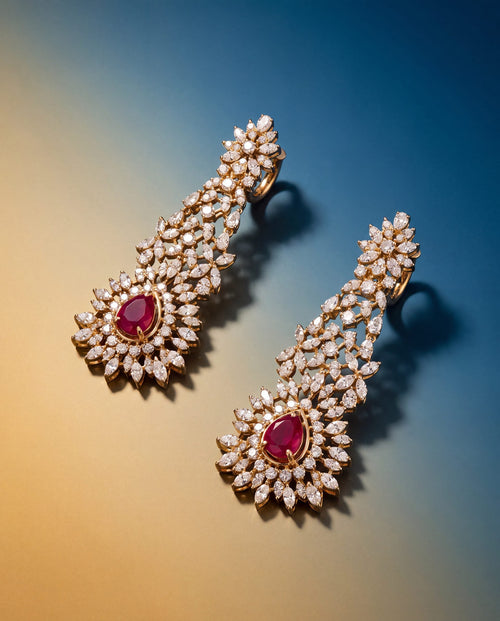 Waverly Diamond Long Earrings