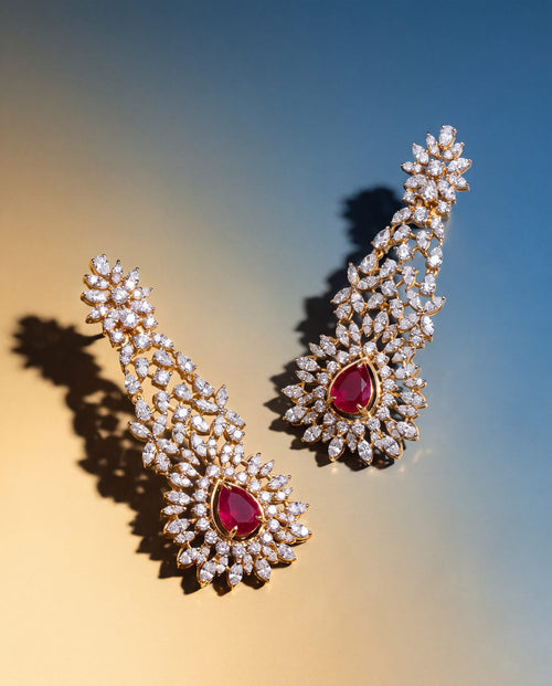 Waverly Diamond Long Earrings