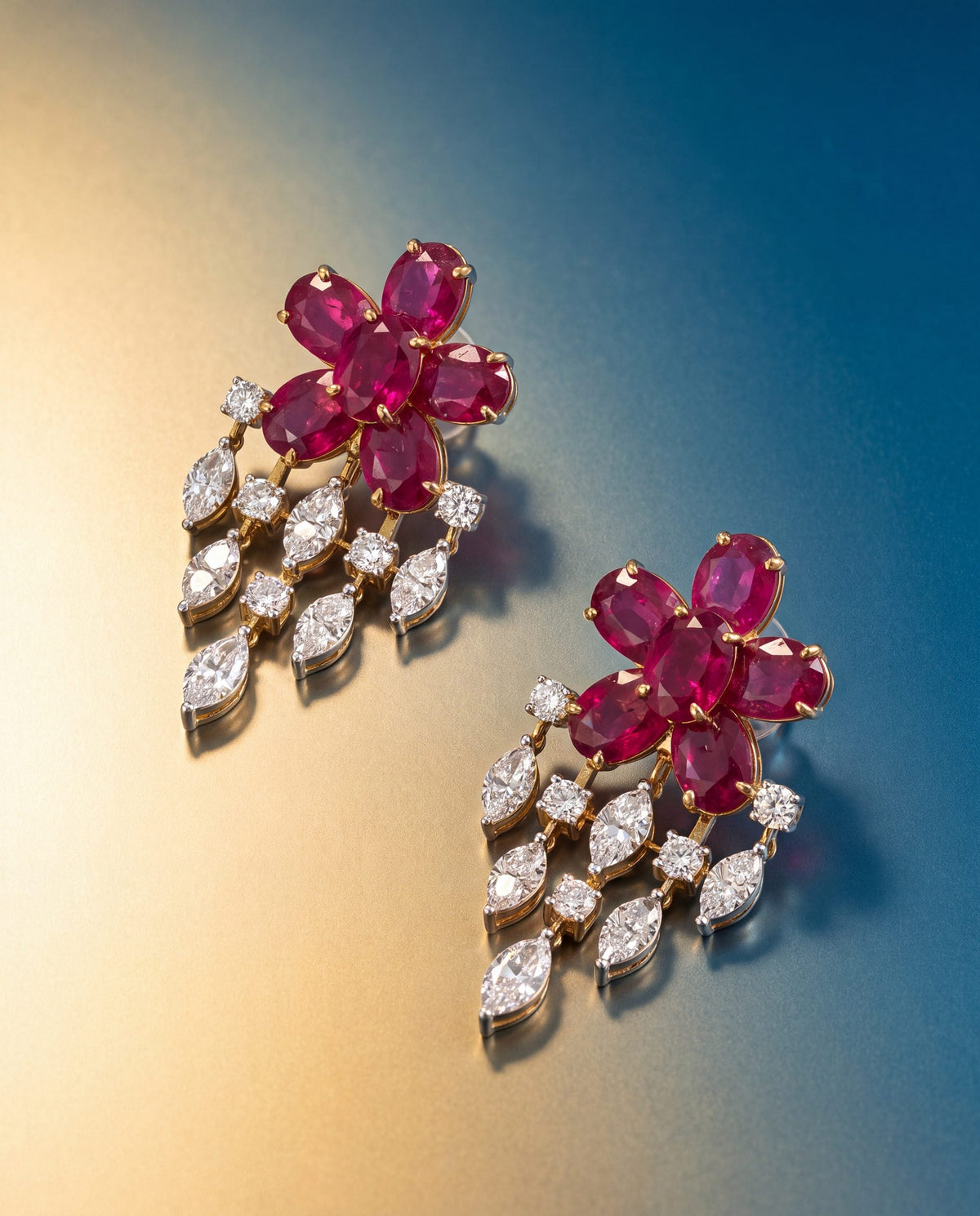 Zara Diamond Long Earrings