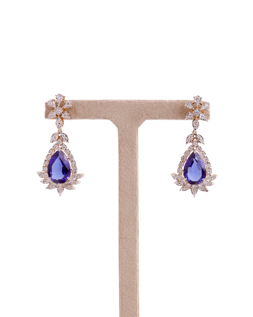 Diamond Long Earrings