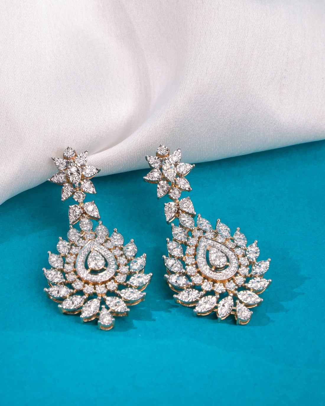 Diamond Long Earrings