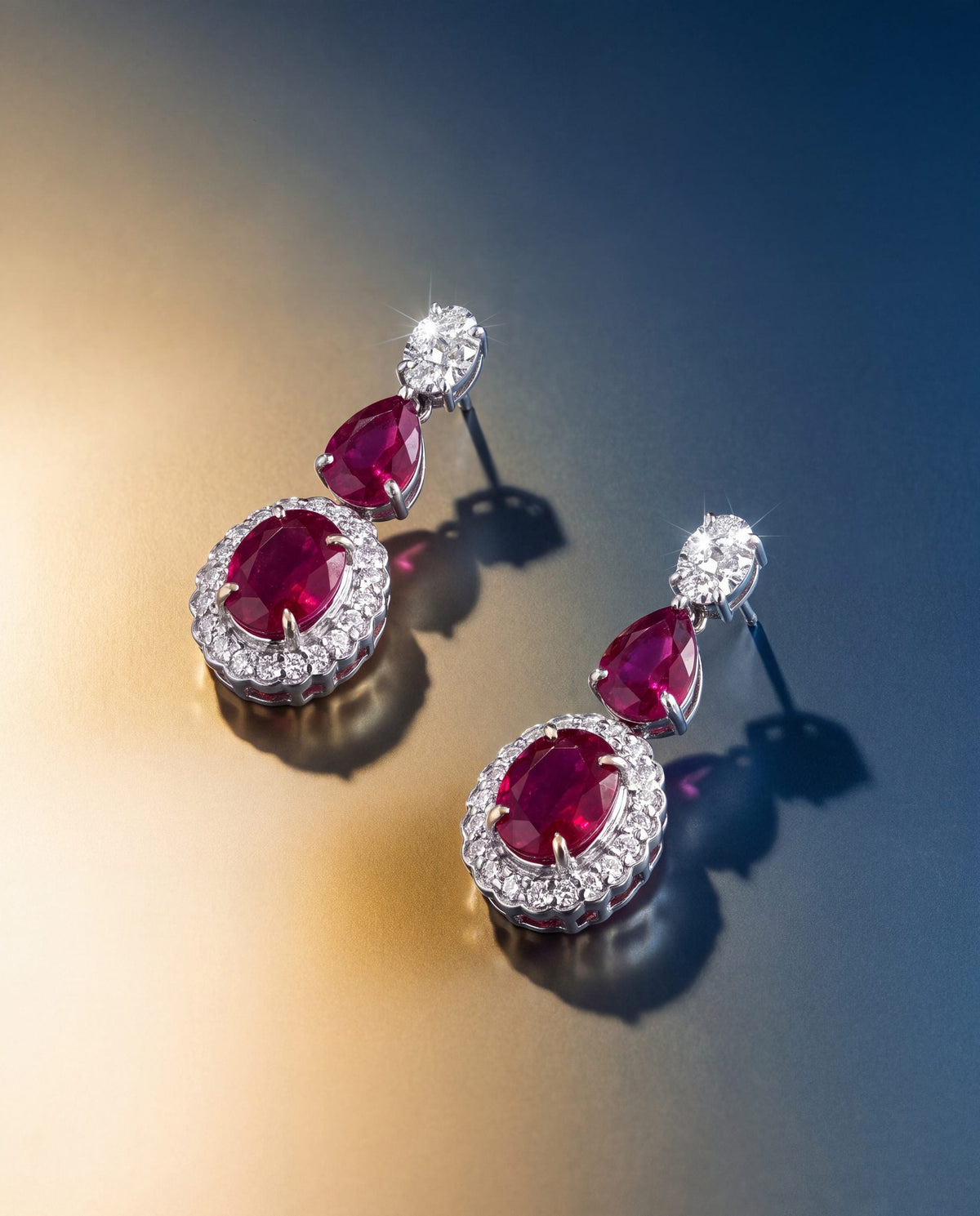 Joan Diamond Long Earrings