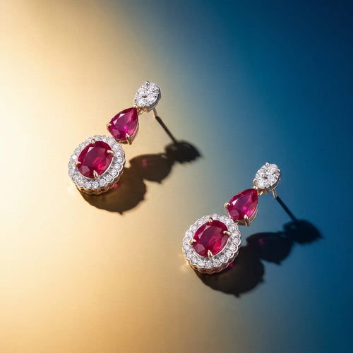 Joan Diamond Long Earrings