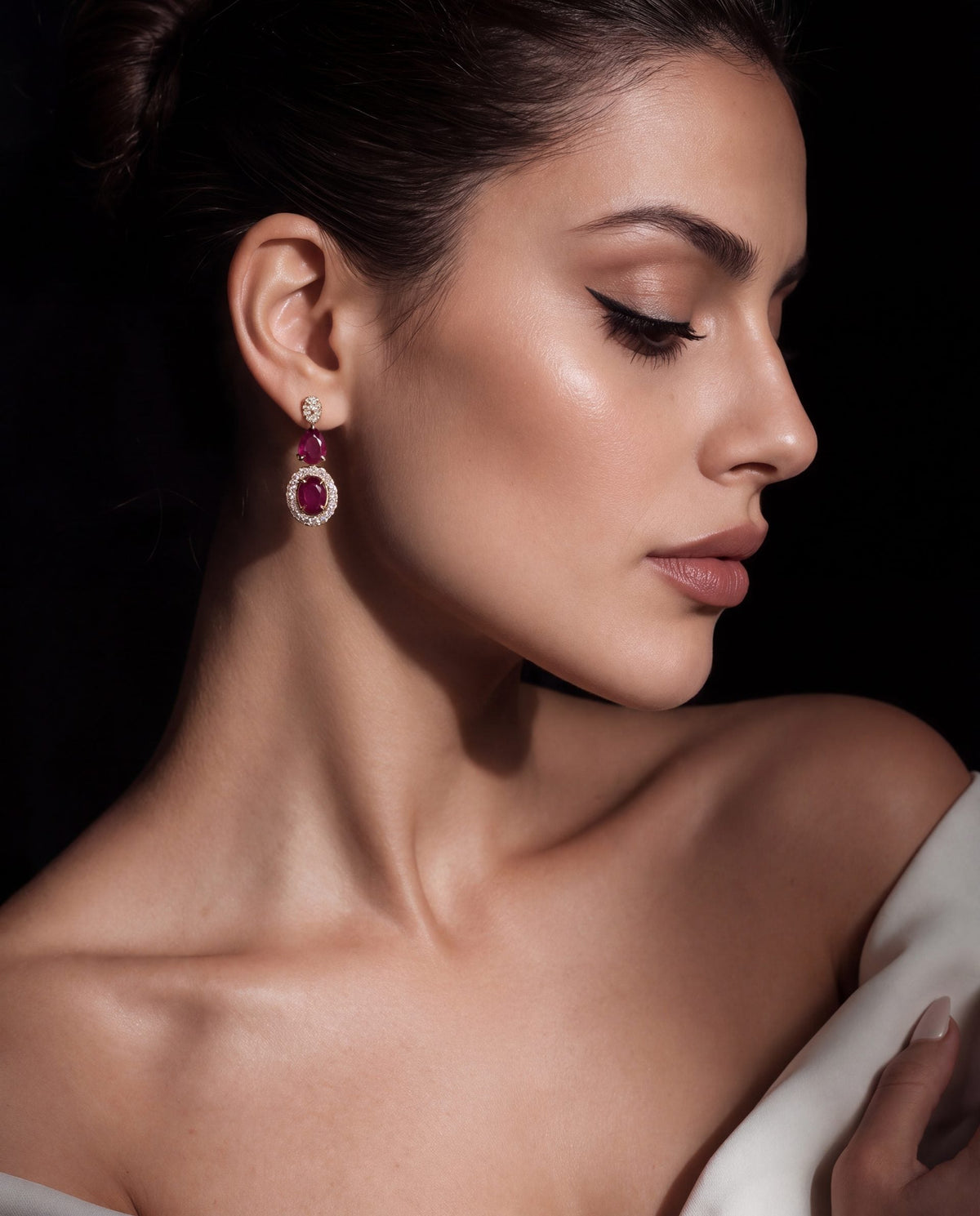 Joan Diamond Long Earrings