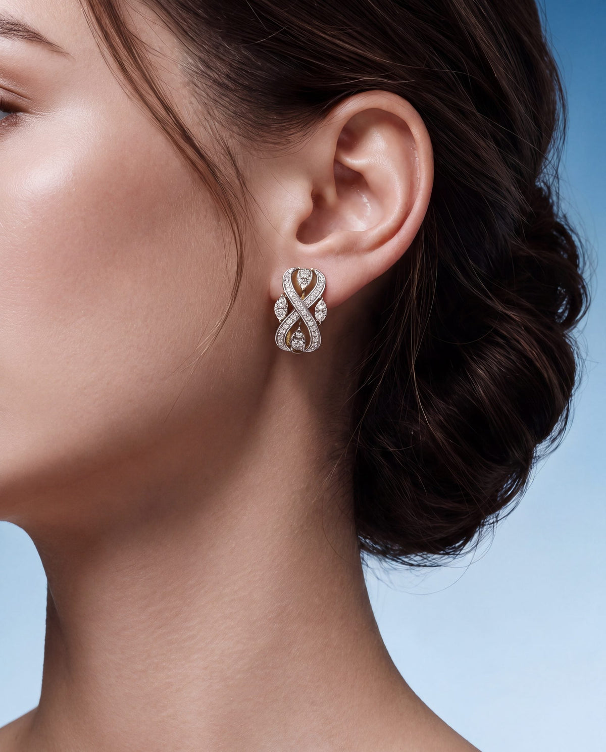 Corina Diamond Hoops