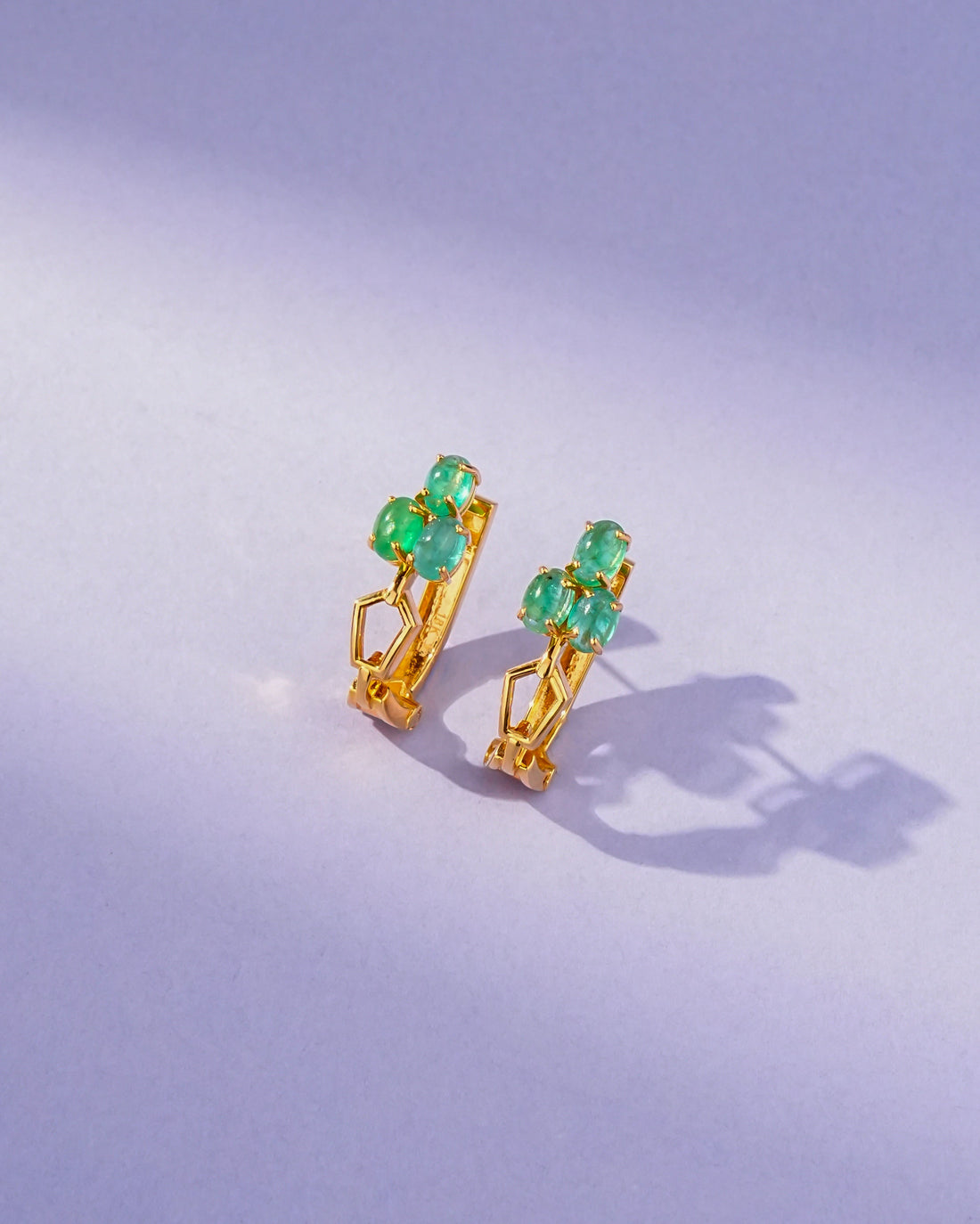 Muriel Emerald Hoops