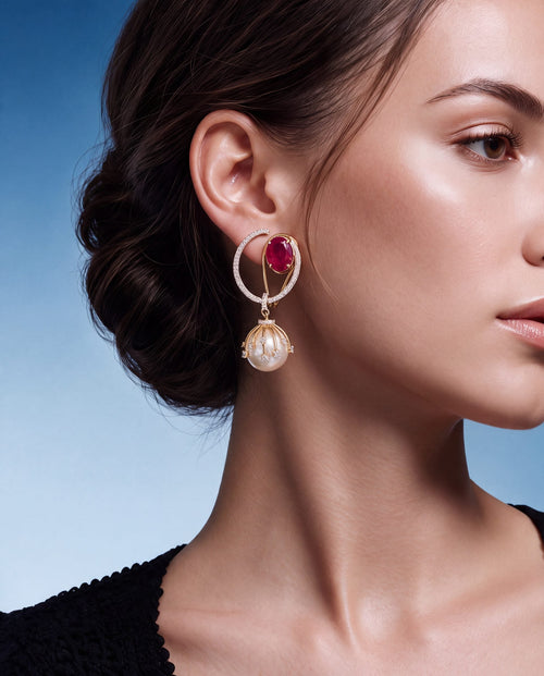 Opavia Diamond Hoops