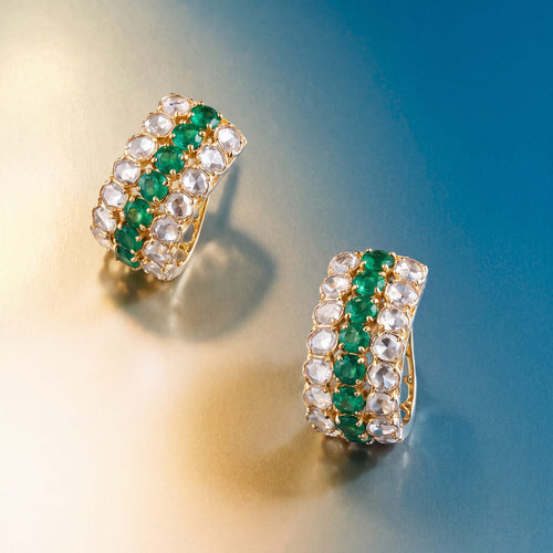 Sakshi Emerald Hoops