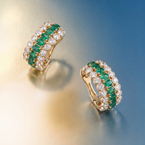 Sakshi Emerald Hoops