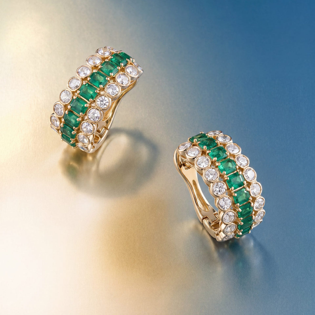 Sakshi Emerald Hoops