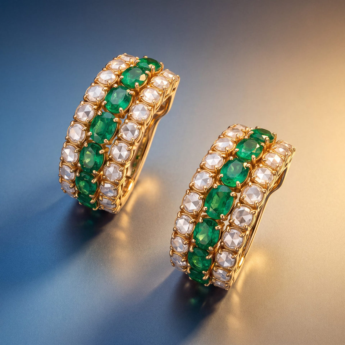 Sakshi Emerald Hoops