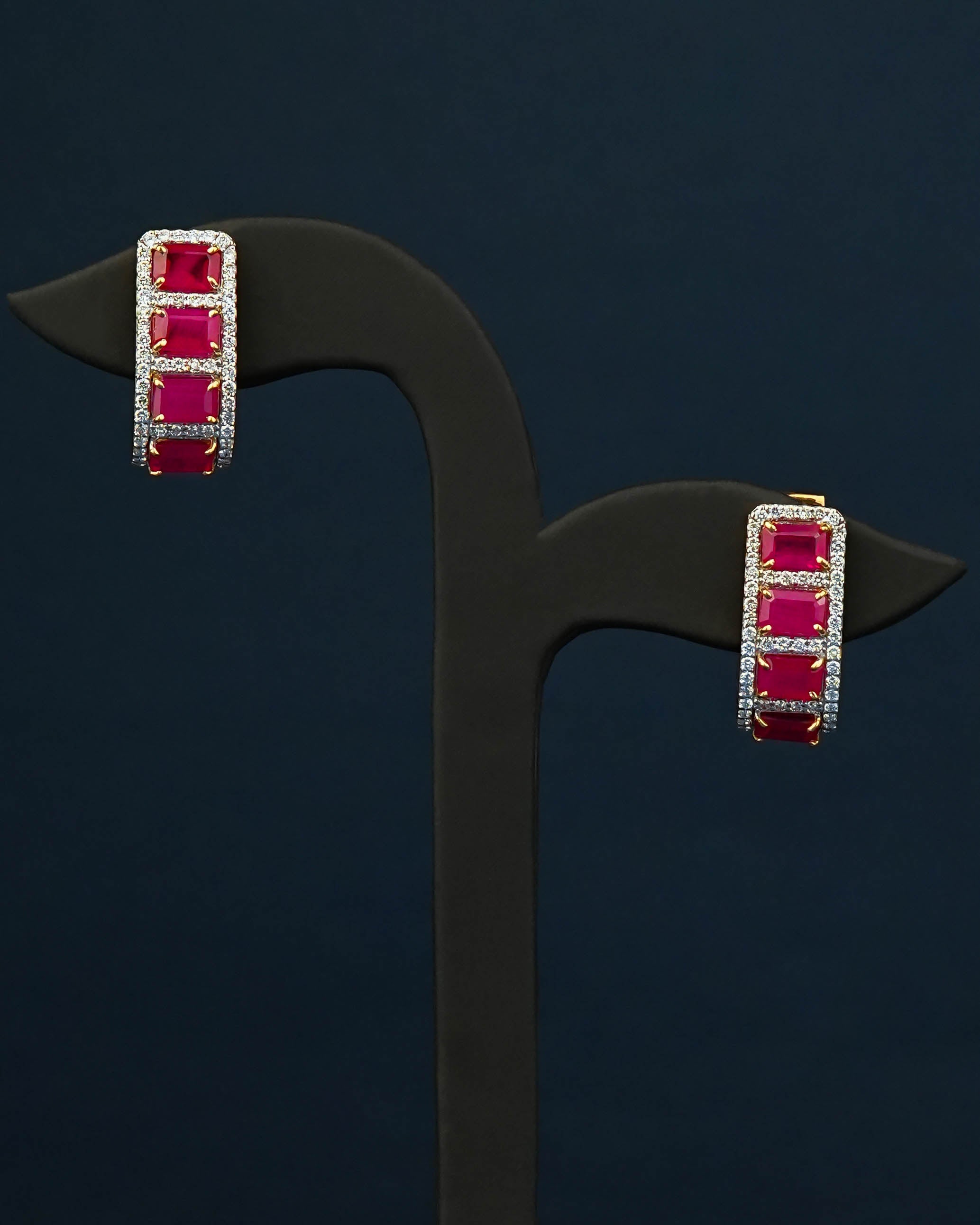 Farona Diamond Hoops