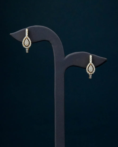 Rashmika Diamond Hoops