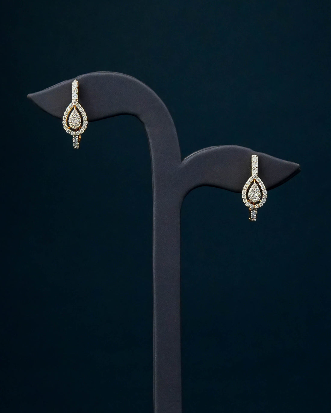 Rashmika Diamond Hoops