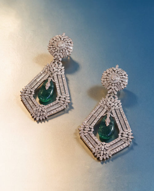 Navora Diamond Long Earrings