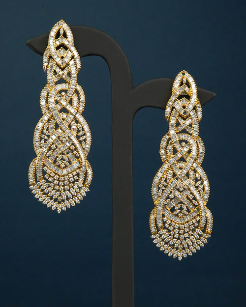 Nymera Diamond Long Earrings