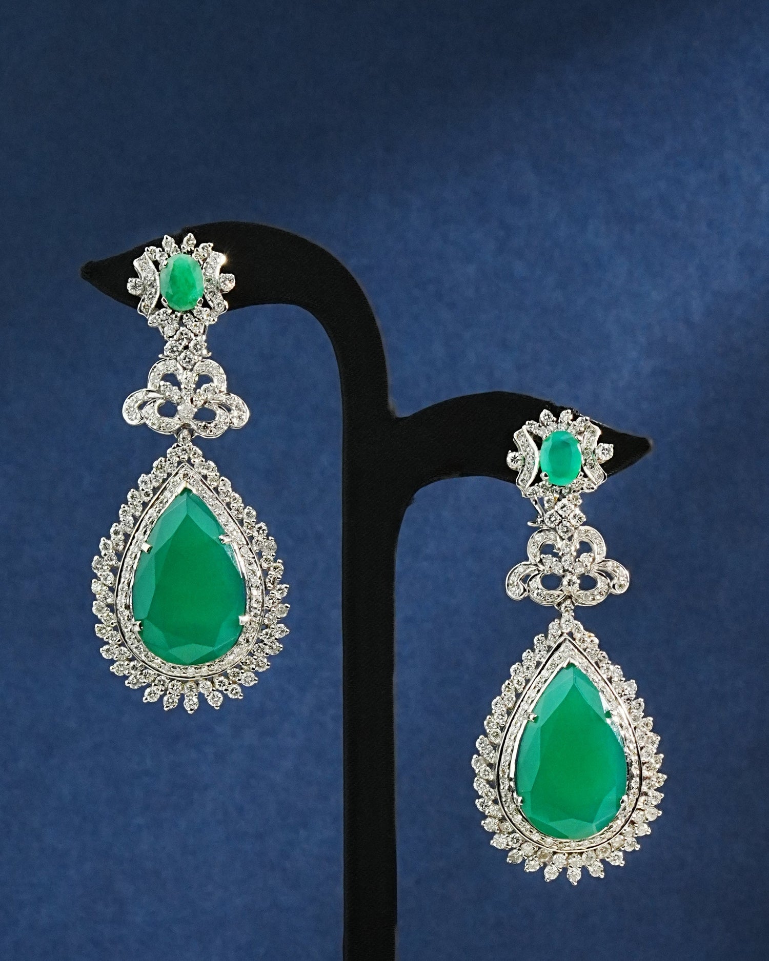 Falora Diamond Long Earrings