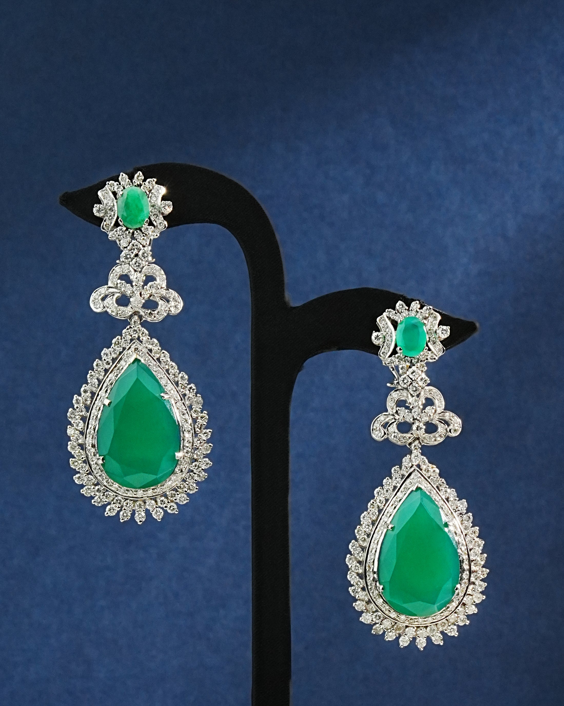 Falora Diamond Long Earrings