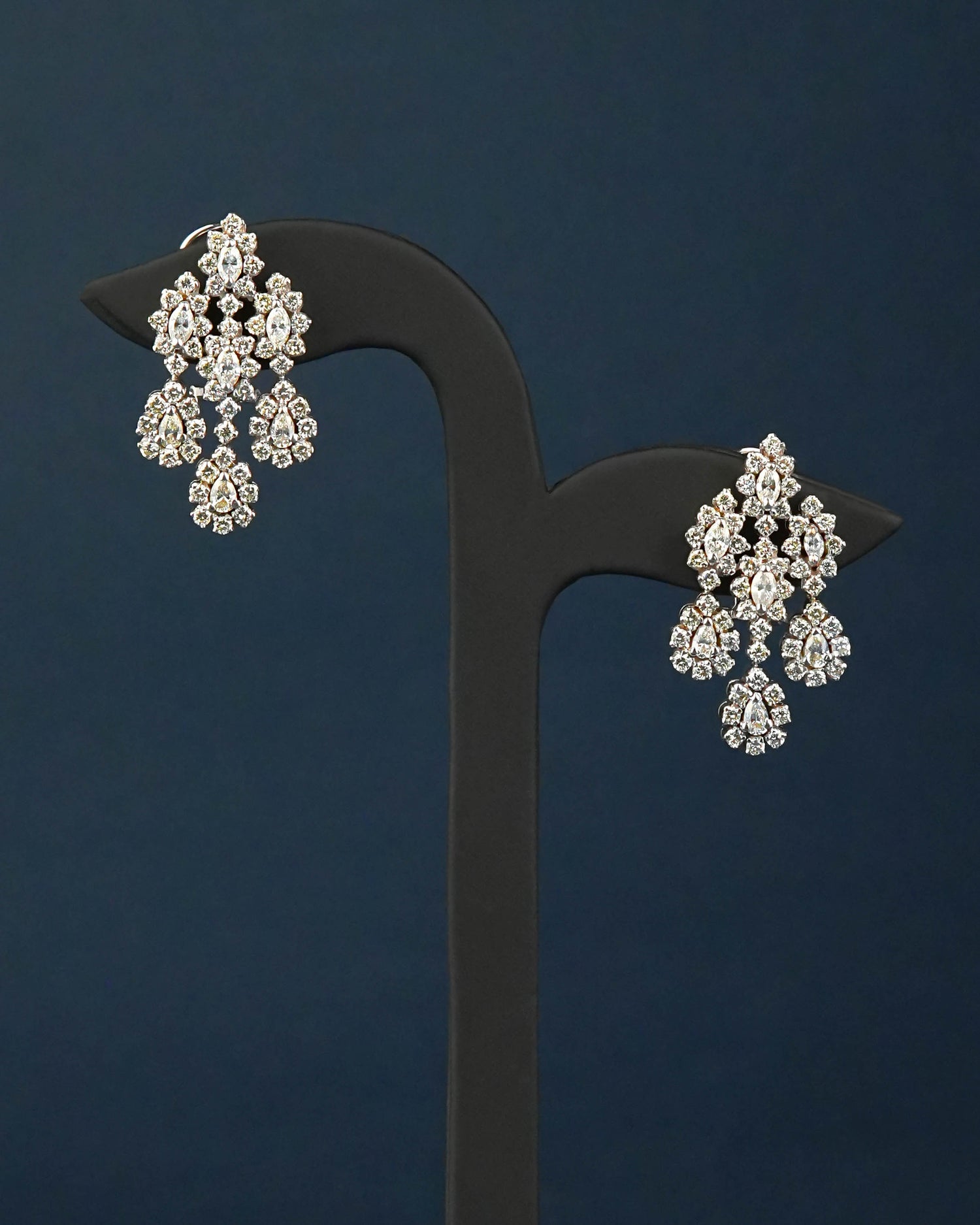 Mohna Diamond Long Earrings