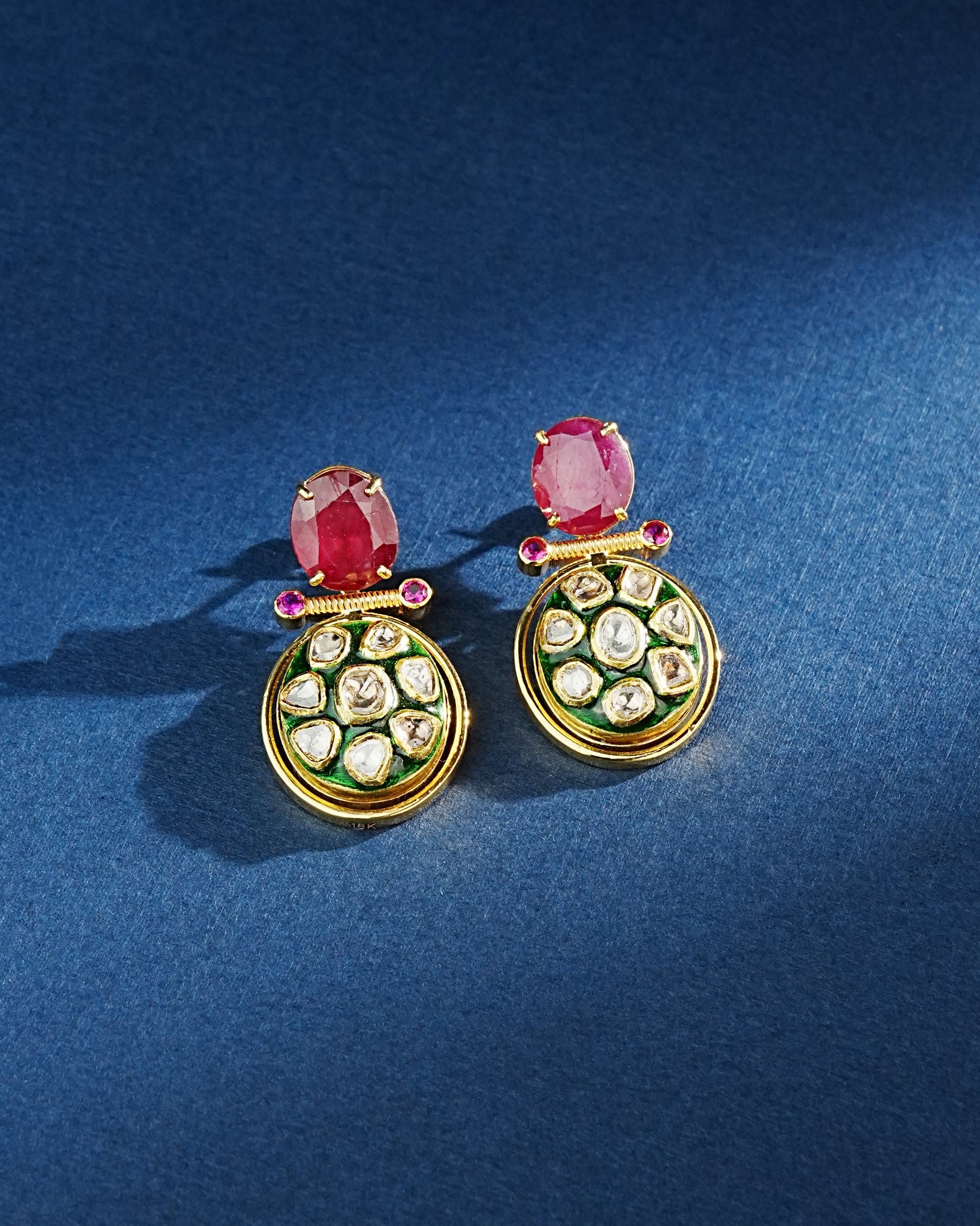Tolena Polki Long Earrings