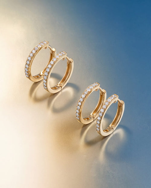 Levina Diamond Hoops