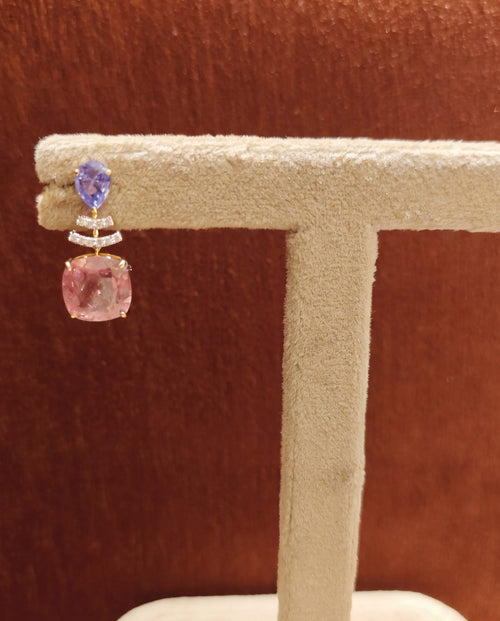 Diamond Long Earrings