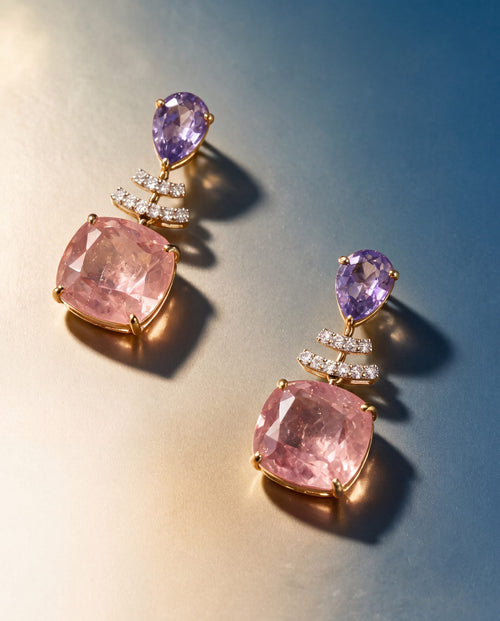 Diamond Long Earrings