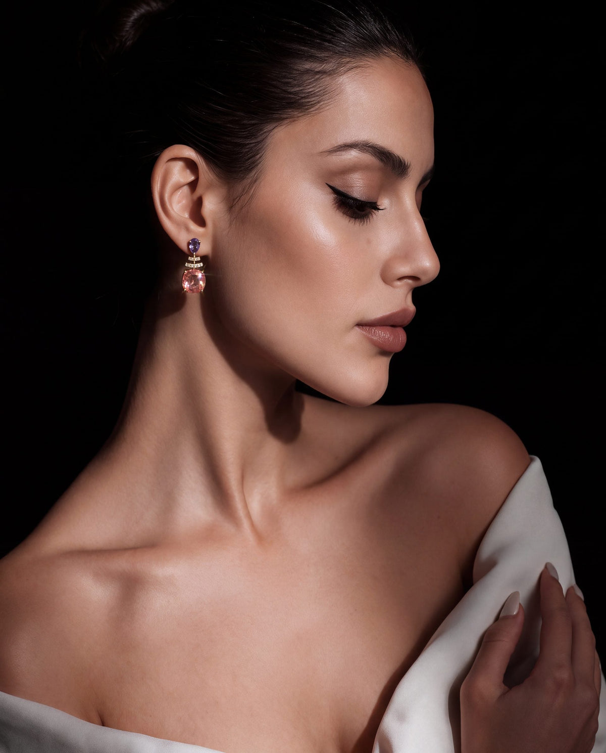 Diamond Long Earrings