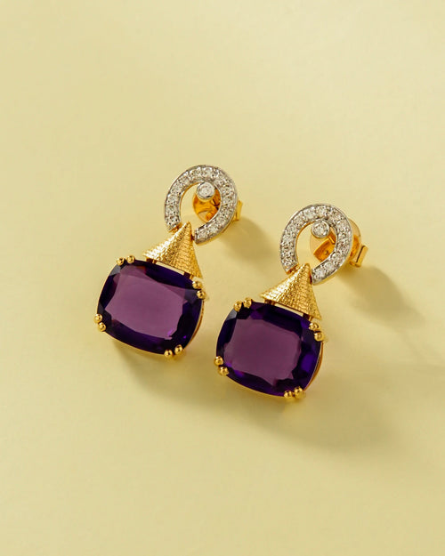 Diamond Long Earrings