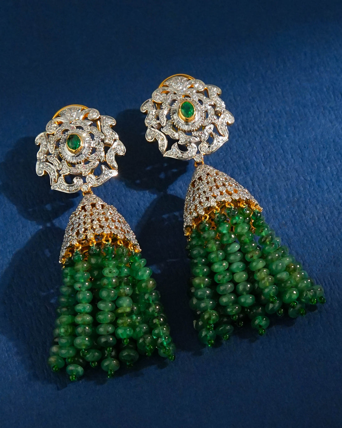Diamond Jhumkas