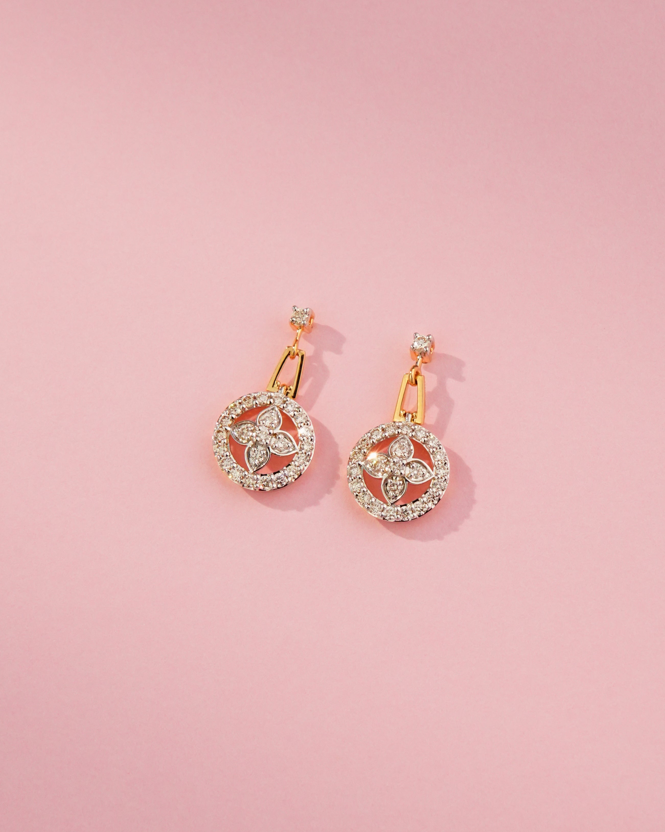 Diamond Long Earrings