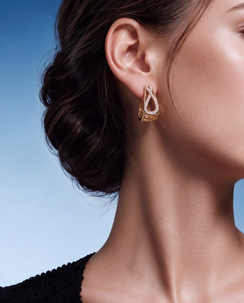 Bahira Diamond Hoops