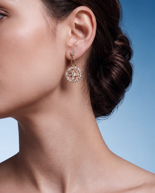 Ashita Diamond Hoops