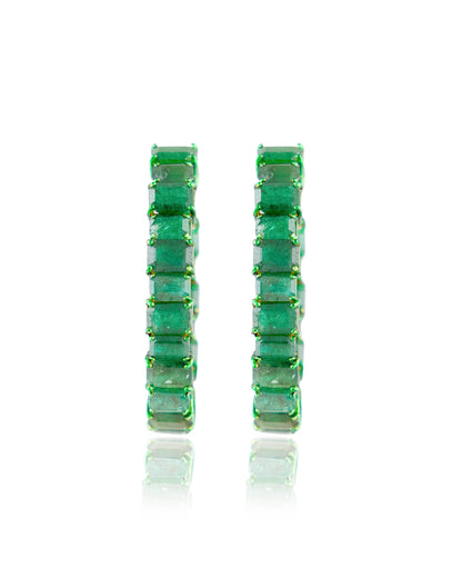 Arvidha Emerald Hoops