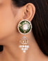 Harshiya Polki And Diamond Tops