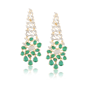 Soraya Diamond Long Earrings