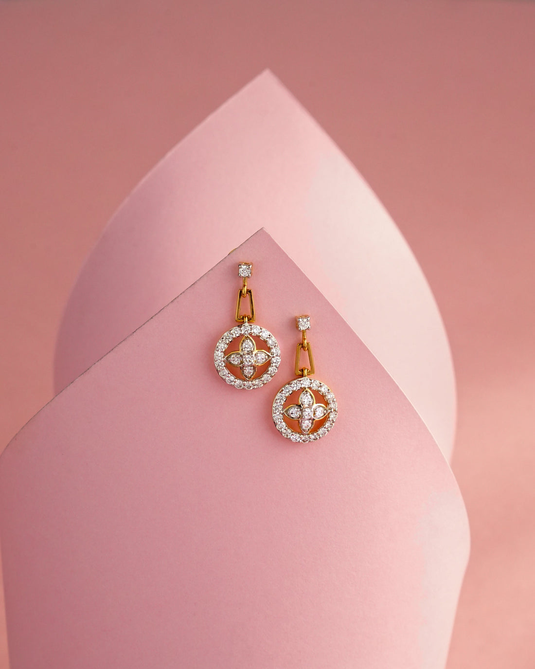 Diamond Long Earrings