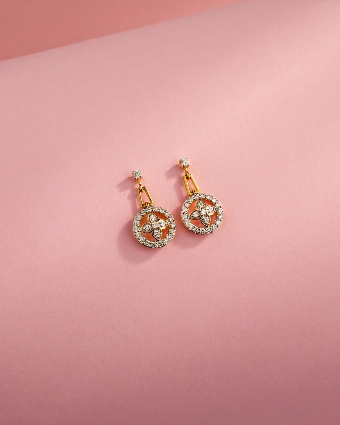 Diamond Long Earrings