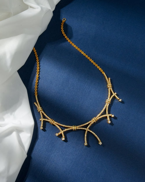 Anne Diamond Necklace