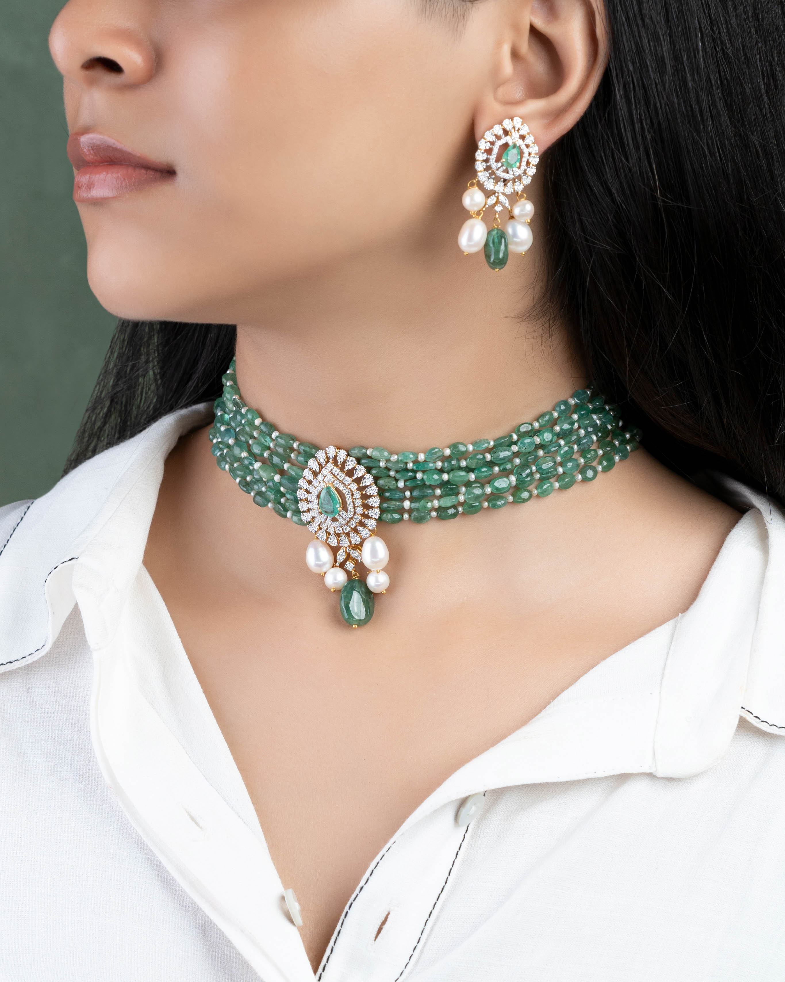 Diamond Long Earrings - NO ORDERS