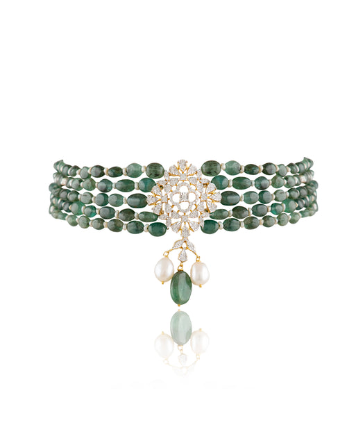 Diamond Bead Choker