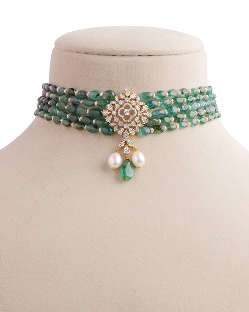 Diamond Bead Choker