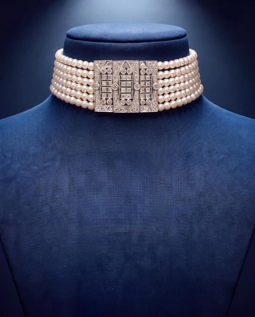 Diamond Bead Choker