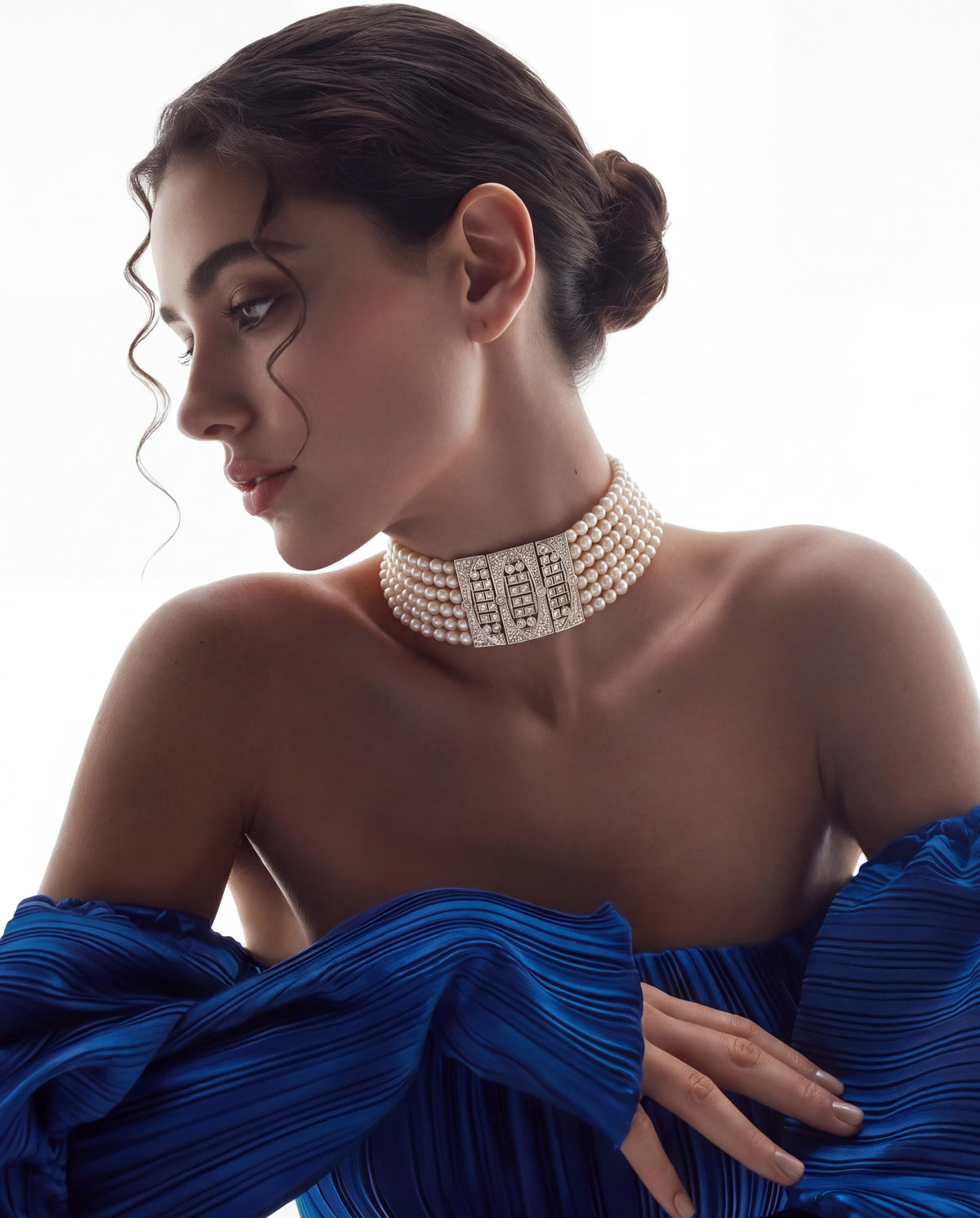 Diamond Bead Choker